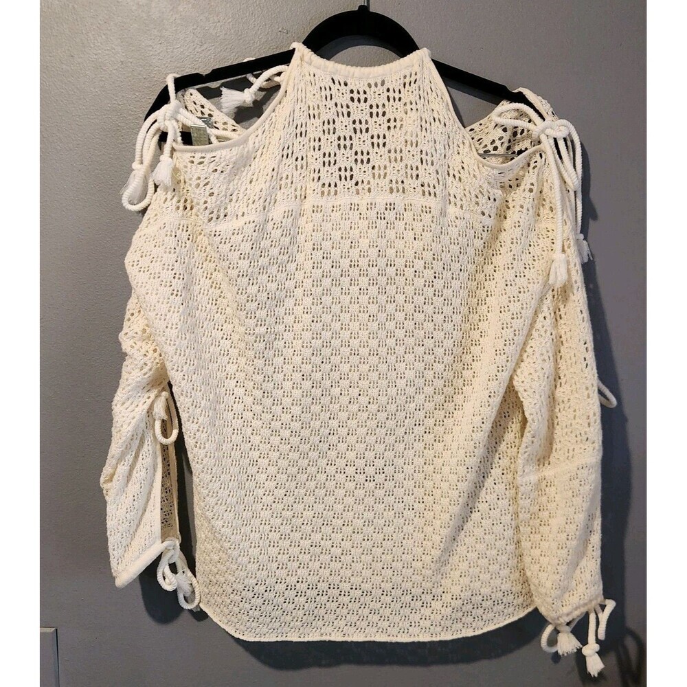 See By Chloé Nautical Inspired Crochet Sweater Sz S